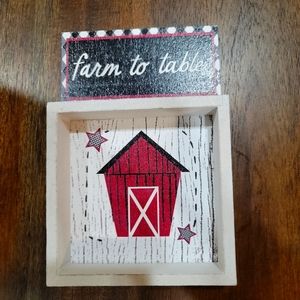 Farmhouse wooden sign